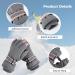 Toyosport Winter Ski-Snowboard Gloves | Waterproof Windproof Thermal Gloves for Men & Women | Ideal for Skiing Hiking & Cycling in Gray & Black - Buy Online on GoSupps.com