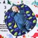 Dinosaur Blue Lounger Cover for Baby | Breathable & Reusable Slipcover - Buy Online on GoSupps.com