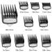 Yinke Clipper Guards #3171-500 - 10 Pack Premium Cutting Guides for Wahl Clippers, Metal Clip, 1/8-1 Sizes - Compatible with All Full Size Models - Buy Online on GoSupps.com