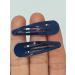 6 PCS Metal Snap Hair Clips 5CM Long (Navy) - Hair Grip Set - Buy Online on GoSupps.com