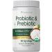 Carlyle Probiotic and Prebiotic Powder | 20 Billion CFU | 4.76 oz | Organic Fiber Blend | for Women and Men | Vegetarian Non-GMO Gluten Free Supplement