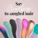 Detangling Brush and Wide Tooth Comb Set by Lily England - Ombre Mermaid Design | Lightweight Hairbrush for Women and Kids - Ideal for Wet and Dry Fine, Curly, Thick, Afro Hair - Buy Online on GoSupps.com