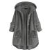 Hanxiulin coat plush jacket hoodie jacket oversize winter coat women winter jacket jacket jacket on both sides transition jacket oversized warm cuddly card