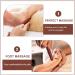 Xianzhaneu 3-Piece Wooden Massage Stick Set - Deep Tissue Roller for Ears Shoulders Back & Legs | Sore Muscle Relief & Relaxation - Buy Online on GoSupps.com