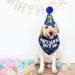 Sunallwell Dog Birthday Bandana & Party Hat Set | Cute Puppy Outfit & Decoration - Buy Online on GoSupps.com