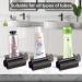 UDQYQ Tubes Queys Tubing Press - 3-Pack Stainless Steel Toothpaste Squeezer & Holder - Maximize Every Drop (Matt Black) - Buy Online on GoSupps.com