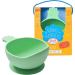 Nana's Manners Green Silicone Suction Bowl for Babies | Stage 1 (4+ Months) | Scoop Lip Handle & Suction Pad with Pull-tab | BPA-Free - Buy Online on GoSupps.com