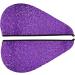 Glitter Purple Hair Towel Wrap - Quick Drying Hair Turban with Button | Perfect for All Hair Types - Shop Internationally - Buy Online on GoSupps.com