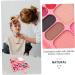 FOMIYES 6pcs 33 Makeup Palette Eyeshadow Toys for Baby Makeup Bag Pink Girls Eye Shadow Set Child Folding - Buy Online on GoSupps.com