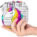 Cute Magical Unicorn Rainbow Storage Bag | Portable Menstrual Pad & Cup Pouch for Teen Girls and Women - International Shipping Available - Buy Online on GoSupps.com