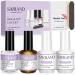 SAVILAND 7PCS 15ML Base and Top Coats with Nail Dehydrator and Non-acid PH Bond Set, Base Top Coats Nail Prep Dehydrate and Acid-free PH Bond Quick Dry for Starters Home DIY and Professional Salon 1B-Nail Prep Set 16 Piece Set
