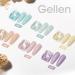 Gellen Pearl Gel Nail Polish - 6 Macaroon Collections Pink Yellow Green Purple Blue Pearl Gel Nail Polish Set Soak Off DIY Manicure Gifts for Women Sunnyland - Buy Online on GoSupps.com