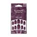 Elegant Touch Core Colour Nails Vivid Plum VIVID PLUM 24 Piece Assortment