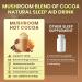 B BEWORTHS Mushroom Hot Cocoa 10 - Blend Mushroom Extract Complex with Sleep Support Formula Ashwagandha L-Theanine Lemon Balm GABA Melatonin Support Fall Asleep and Stay Asleep 30 Servings - Buy Online on GoSupps.com