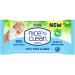 Nice 'N CLEAN - Pure Baby Wipes - Soft Thick Large 99% Water with NatureComfy Fabric Plastic-free Biodegradable Wipes Fragrance-Free (60 Wipes x 1 pack - 60 Wet Wipes) 60 Count (Pack of 1)