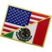 USA & Mexico Flag Patch - Embroidered National Applique - Iron/Sew On - Multi-Color - Buy Online on GoSupps.com