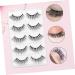 Beaupretty 5 Pair dramatic eyelashes extension false eyelashes luxury false eyelashes fakes eyelash magnetic false strip eyelashes artificial lashes long eyelashes extend luxurious 3d - Buy Online on GoSupps.com