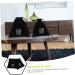 Baluue 6 Pcs Storage Bag Toiletry Organizer Drawstring Closure Cover Mini Hairdryer Bag Black Velvet - Buy Online on GoSupps.com
