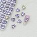 FEIlei 10 Pcs Heart Nail Charms Pointed Back Nail Art Charms Butterfly Nail Rhinestones - Buy Online on GoSupps.com