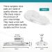 Eyeglass Nose Pads Silicone Teardrop - Pack of 2 Pairs (15mm) | Sports World Vision - Buy Online on GoSupps.com