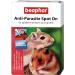 Beaphar - Anti-Parasite Spot-On - For Golden Hamsters Gerbils & Small Animals Weighing 50 300 g - Kills Lice Mites Fleas & Roundworms - Vet Strength Treatment - 2 Pipettes Golden Hamsters and Gerbils - Buy Online on GoSupps.com