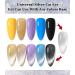 15ml Soak Off 9D Cat Eyes Magnetic Gel Polish in Bright Silver - Multicolor UV Gel Nail Enamel with Glitter Velvet Finish - Buy Online on GoSupps.com