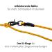 Floxic Premium Kleine Dog | 3M Adjustable Hundeleine f r kleine & mittelgro e Hunde - Robuste & Stylische Touline in Grau oder Orange - 8mm - Buy Online on GoSupps.com