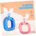 Gleavi 6 STK U-Shaped Silicone Toothbrush for Children | 360 Manual Toothbrushes & Accessories for Kids - Buy Online on GoSupps.com