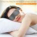 3D Contoured Cup Sleeping Eye Mask Soft Breathable & Comfortable for Travelers & Side Sleepers | Adjustable with Silicone Ear Plugs for Noise Reduction - Buy Online on GoSupps.com