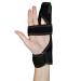 CopperJoint Pinky Finger Splint - Trigger Finger Brace for Middle Metacarpals and Knuckles - Boxer Splint & Ulnar Gutter Splint for Left or Right Hand   One Size Fits All - Copper Infused Nylon