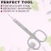 Tecto Professional Nail Scissors Stainless Steel Manicure Scissors Multi-Purpose Small Eyebrow Toenail for Women and Men (Curved Nail Scissor) (Extra fine tip Nail Scissor) - Buy Online on GoSupps.com