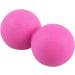 Pyugxab TPE Gym Fitness Ball Portable Massage Ball for Stress Relief & Improved Blood Circulation | Pink Therapy Exercise Ball - Buy Online on GoSupps.com