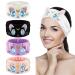 DAANAH 4PCS Sailor Moon Makeup Spa Headband Cute Cat Face Wash Headband for Women