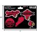 Rico Industries NHL Detroit Red Wings 5-Piece Sticker Sheet - Officially Licensed Team Merchandise - Buy Online on GoSupps.com