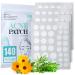 Acne Patch Pimple Patch, 4 Sizes 140 Patches Acne Absorbing Cover Patch, Hydrocolloid Invisible Acne Patches For Face Zit Patch Acne Dots Tea Tree, Calendula Oil - 1 Pack 140 Count (Pack of 1)