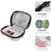 Watercolor Flower Hummingbird Pill Box - Travel Pill Organizer & Vitamin Case with Zipper - Buy Online on GoSupps.com