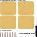 Shoe Repair Rubber Heels - Adhesive Anti-Slip Pads for Noisy Sole Protection (Yellow) - Improve Shoe Longevity - Buy Online on GoSupps.com