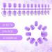 288 Pieces Short Square Fake Nails Glossy Acrylic Nail Tips - Candy Colors - Buy Online on GoSupps.com