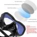 LUXPARD Snorkel Set - Anti-Fog Panoramic View Mask, Anti-Leak Dry Snorkel Tube - Snorkeling Gear for Adults with Bag - Black - Buy Online on GoSupps.com