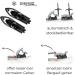 Inook OXM Carbon Snowshoes Set with Climbing Aid & Poles - Best International Shipping - Buy Online on GoSupps.com