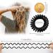Rayyl Spiral Hair Gum - 36 Pain-Free Elastic Hair Ties for Thick Hair | Seamless Ponytail Holders for Women & Girls - Buy Online on GoSupps.com