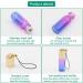 Rowiz 15PCS 5ml Rose Red-Blue Gradient Color Glass Roll on Bottles UV Protection Empty Sample Vial Essential Oil Glass Bottles with Stainless Steel Roller Balls and Golden Screwcap with Buckle - Buy Online on GoSupps.com