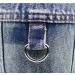 Feiling Jeans Dog Jacket - Denim Dog Coat with Metal Hook for Leash | Stylish Pet Vest for Small & Medium Dogs (2XL Blue) - Buy Online on GoSupps.com