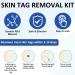 Jomewory 5-Part Auto-Day Removal Set | Dog Brand Remover Tool for Small to Large Skin Brands (1 9mm) with Cleaning Towels - Effective & Easy Use - Buy Online on GoSupps.com