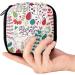 GIAPB Period Bag Sanitary Napkin Holder & Makeup Pouch - Vintage Flowers Deer Color - Buy Online on GoSupps.com