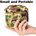 Vintage Flowers Landscape Sanitary Napkin Storage Bag | Stylish Period Organizer for Women & Teens | Menstrual Cup Holder - Color 2 - Buy Online on GoSupps.com