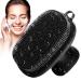 Soft Silicone Face Scrubber 2.6x2.6" Manual Face Scrubber Exfoliator Waterproof Facial Cleansing Brush Non Slip Face Brush with Handle Manual Facial Cleansing Brushes