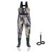 Kids Chest Waders for Toddler Children Waterproof Youth Fishing Waders for Boys Girls Hunting Waders with Insulated Boots Camo 4/5