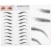 FRCOLOR 2pcs 3d Eyebrow Stickers Brow Makeup Grooming Brow Tool Artificial Eyebrow Women's Simple Template - Buy Online on GoSupps.com