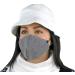 North American Health + Wellness Winter Fleece Mask Warm Face Covering Gray